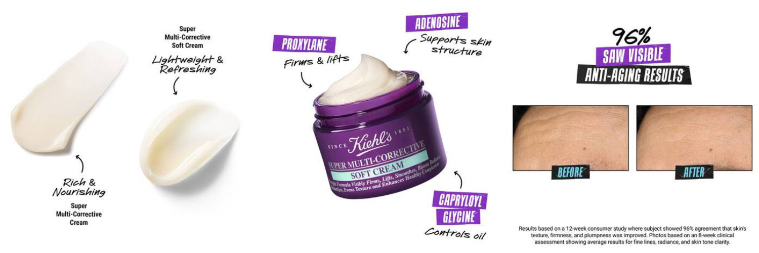 Crema de fata multi-corectoare Super Multi-Corrective, 50 ml, Kiehl's